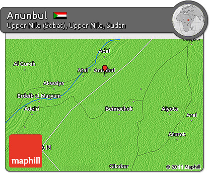 Political 3D Map of Anunbul