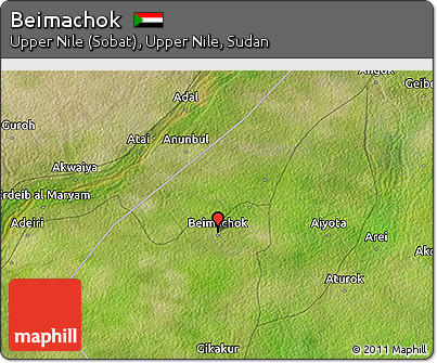 Satellite 3D Map of Beimachok