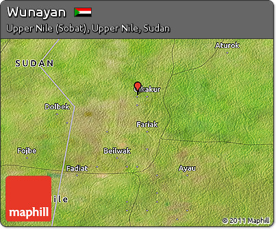 Satellite 3D Map of Wunayan