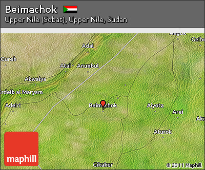 Satellite 3D Map of Beimachok