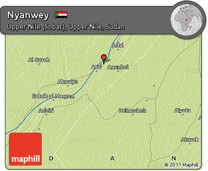 Physical Map of Nyanwey