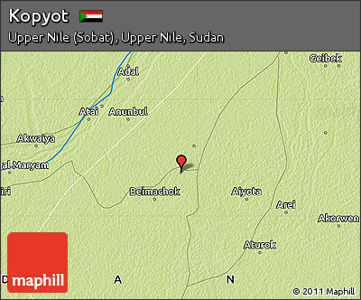 Physical Map of Kopyot