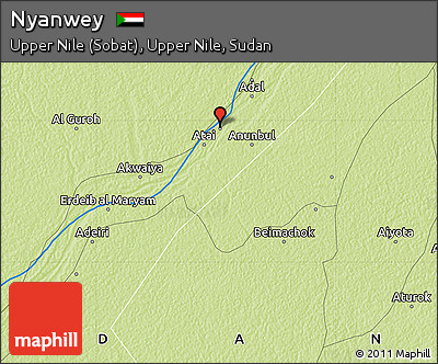 Physical Map of Nyanwey