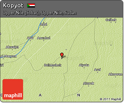 Physical Map of Kopyot