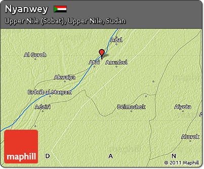 Physical Map of Nyanwey