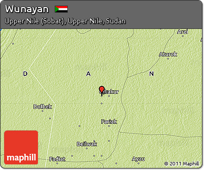 Physical Map of Wunayan