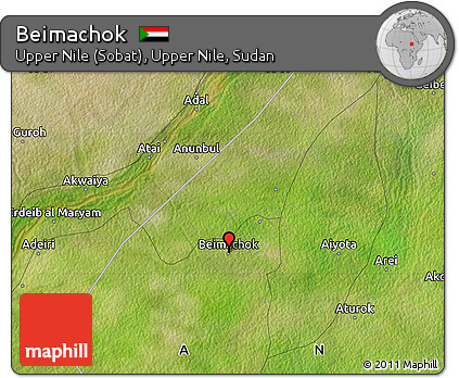 Satellite Map of Beimachok
