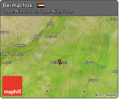 Satellite Map of Beimachok