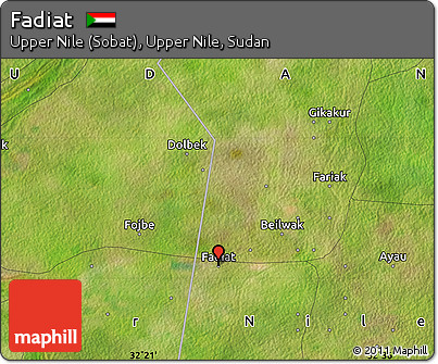 Satellite Map of Fadiat