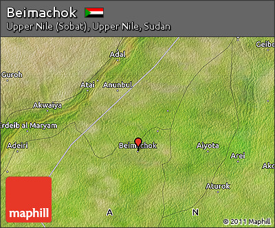 Satellite Map of Beimachok