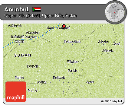 Physical Panoramic Map of Anunbul