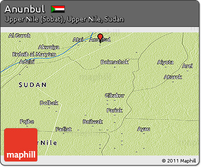 Physical Panoramic Map of Anunbul