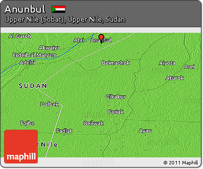 Political Panoramic Map of Anunbul