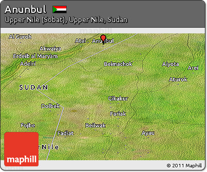 Satellite Panoramic Map of Anunbul