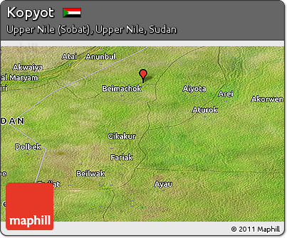Satellite Panoramic Map of Kopyot