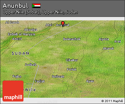 Satellite Panoramic Map of Anunbul