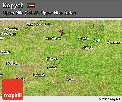 Satellite Panoramic Map of Kopyot