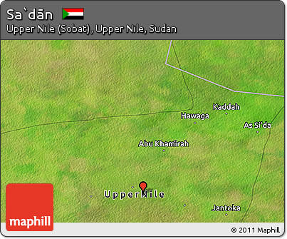 Satellite 3D Map of Sa`dān