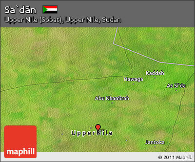 Satellite 3D Map of Sa`dān