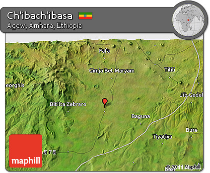 Satellite 3D Map of Ch'ibach'ibasa
