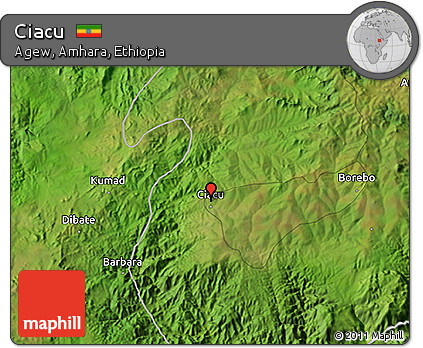 Satellite 3D Map of Ciacu