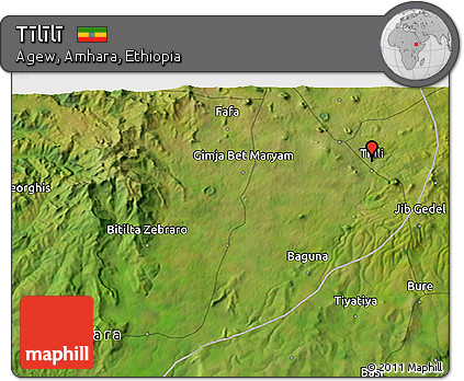 Satellite 3D Map of Tīlīlī