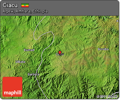 Satellite 3D Map of Ciacu