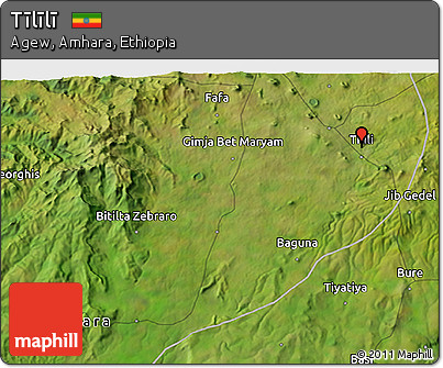 Satellite 3D Map of Tīlīlī