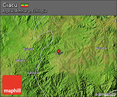 Satellite 3D Map of Ciacu