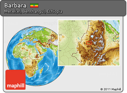 Physical Location Map of Barbara