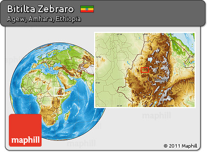 Physical Location Map of Bitilta Zebraro