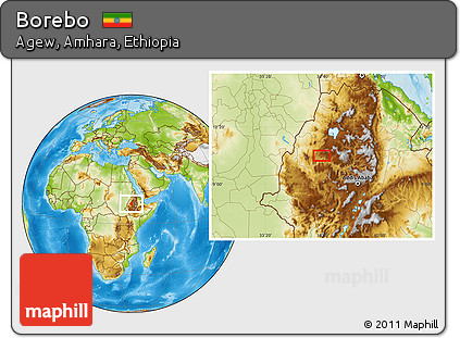 Physical Location Map of Borebo