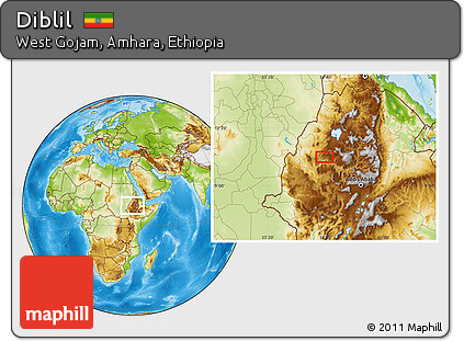 Physical Location Map of Diblil