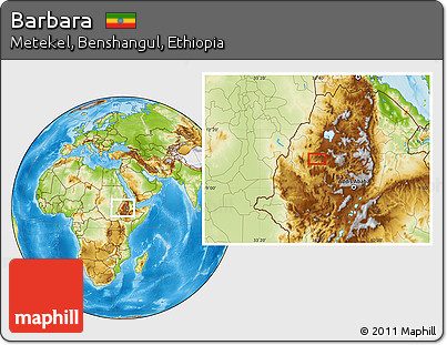 Physical Location Map of Barbara