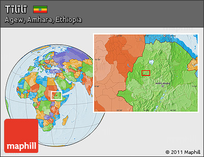 Political Location Map of Tīlīlī