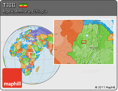 Political Location Map of Tīlīlī