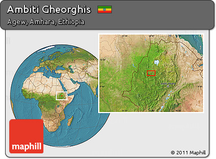 Satellite Location Map of Ambiti Gheorghis