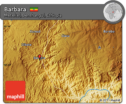 Physical Map of Barbara