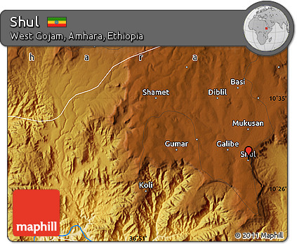 Physical Map of Shul