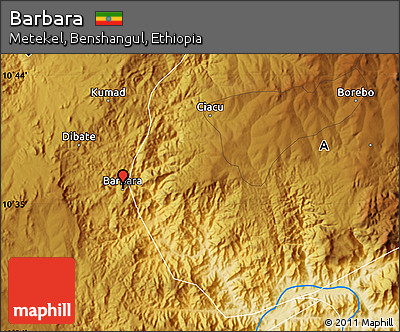 Physical Map of Barbara