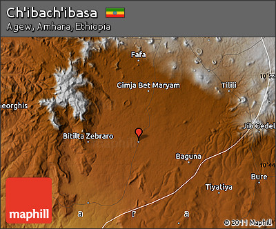 Physical Map of Ch'ibach'ibasa