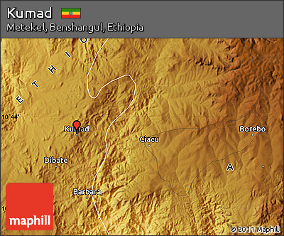 Physical Map of Kumad