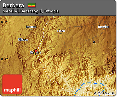 Physical Map of Barbara