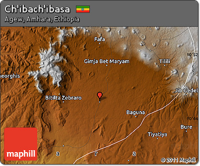 Physical Map of Ch'ibach'ibasa