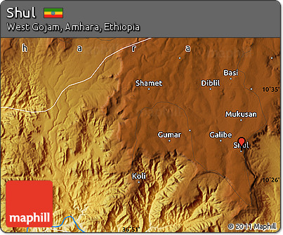 Physical Map of Shul