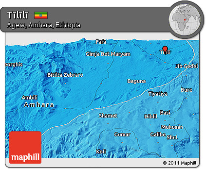 Political Panoramic Map of Tīlīlī