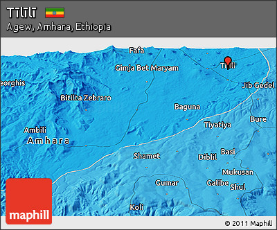 Political Panoramic Map of Tīlīlī
