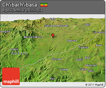 Satellite Panoramic Map of Ch'ibach'ibasa