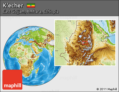 Physical Location Map of K'echer