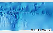 Physical 3D Map of the area around 10° 38' 32" N, 40° 43' 30" W